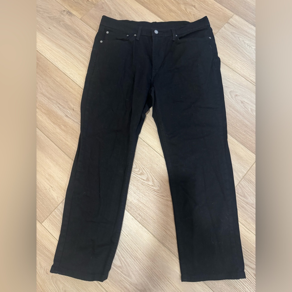 Levi's Men’s 541 Athletic Stretch Straight Leg Black Denim Jeans